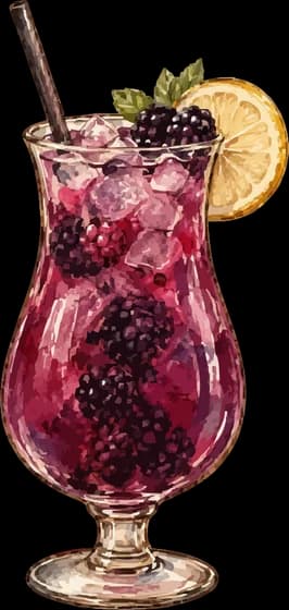 Purple Berry Splash